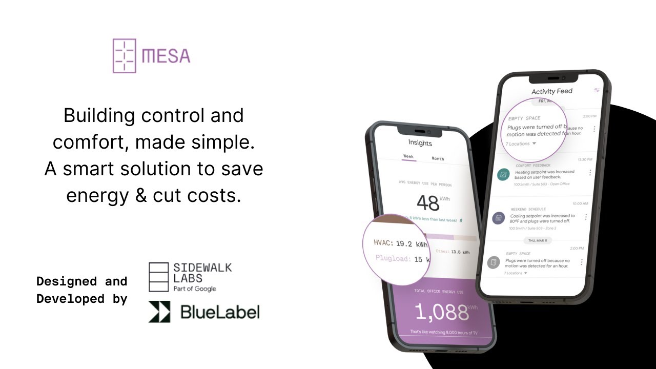 The Energy Monitoring App For Commercial Buildings - Mesa App Preview