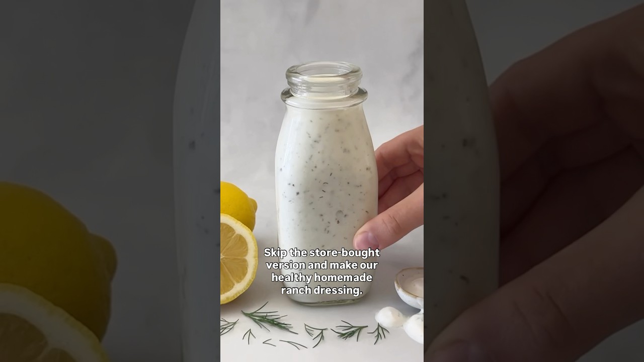 The Ultimate Creamy Healthy Homemade Ranch Dressing