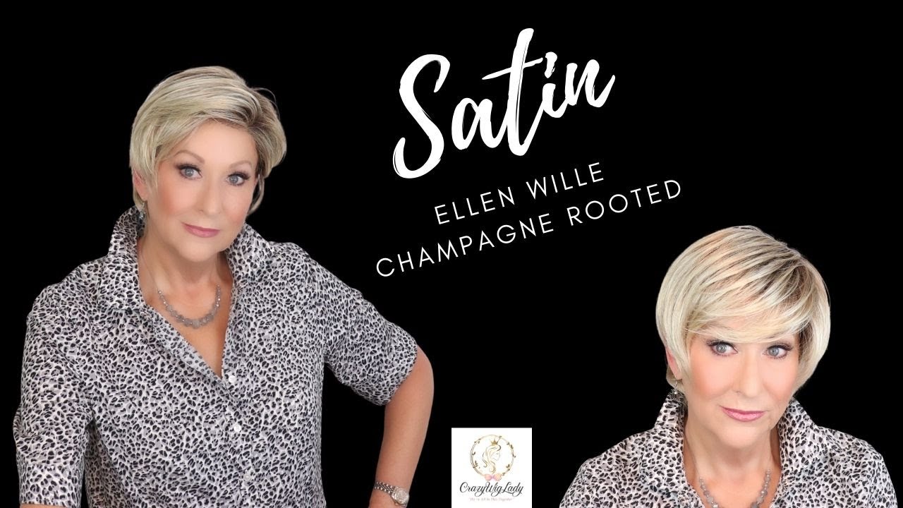 Ellen Wille SATIN wig review | Champagne Rooted | ❗NEW STYLE ❗| High Society Collection