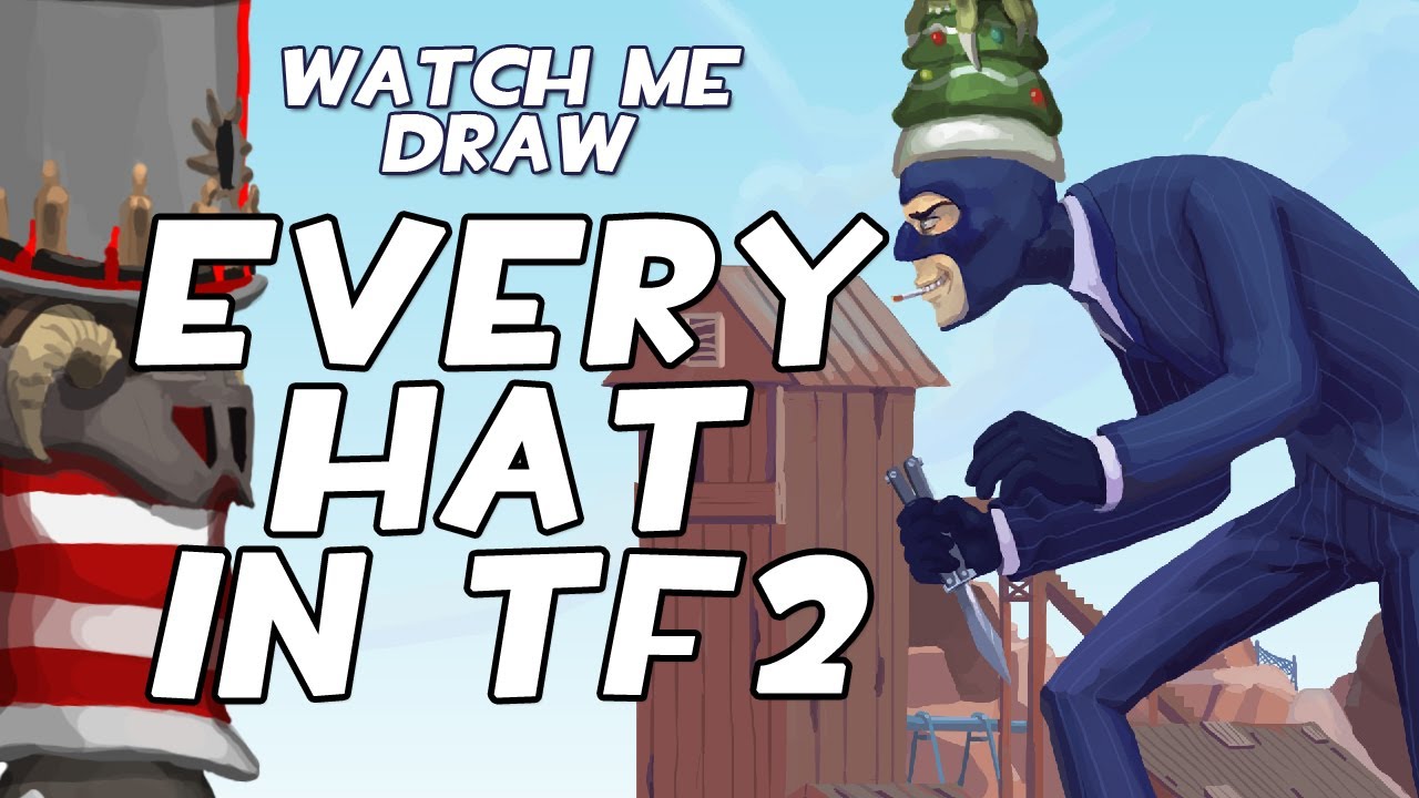 Every Hat in Team Fortress 2 - Speedpainting