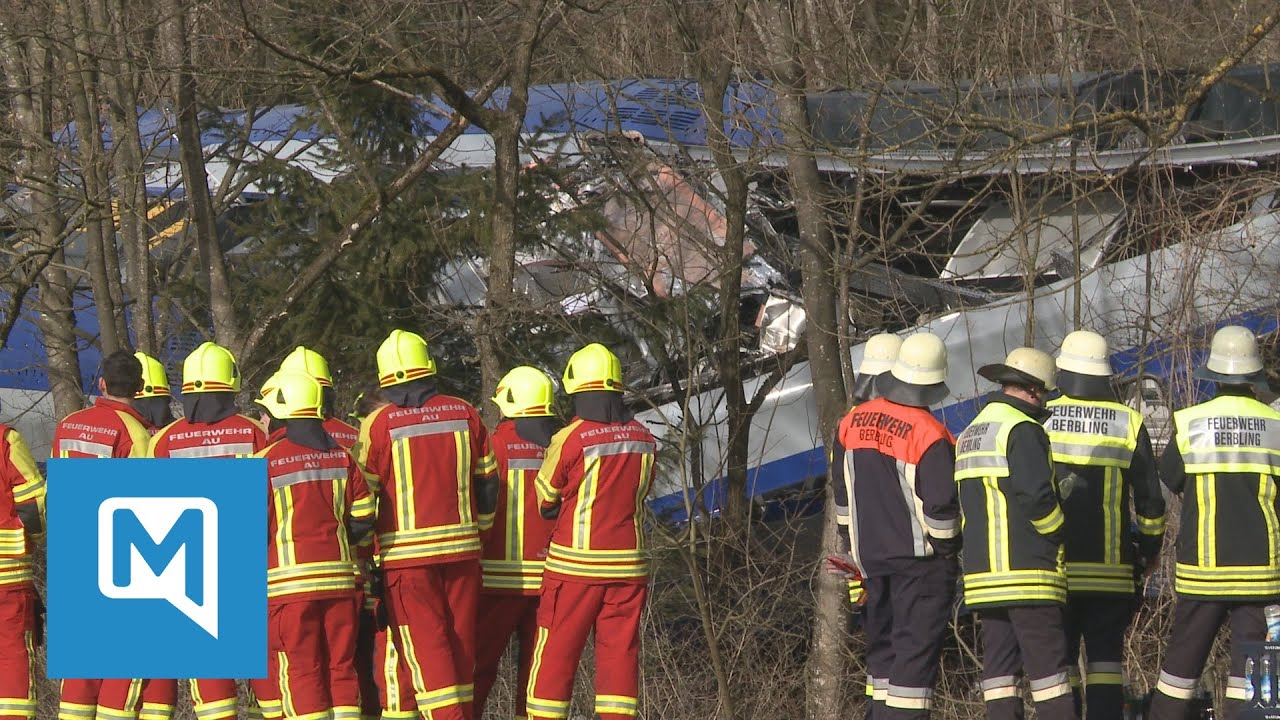 Schweres Zugungl&uuml;ck in Bad Aibling: Zehn Menschen sterben