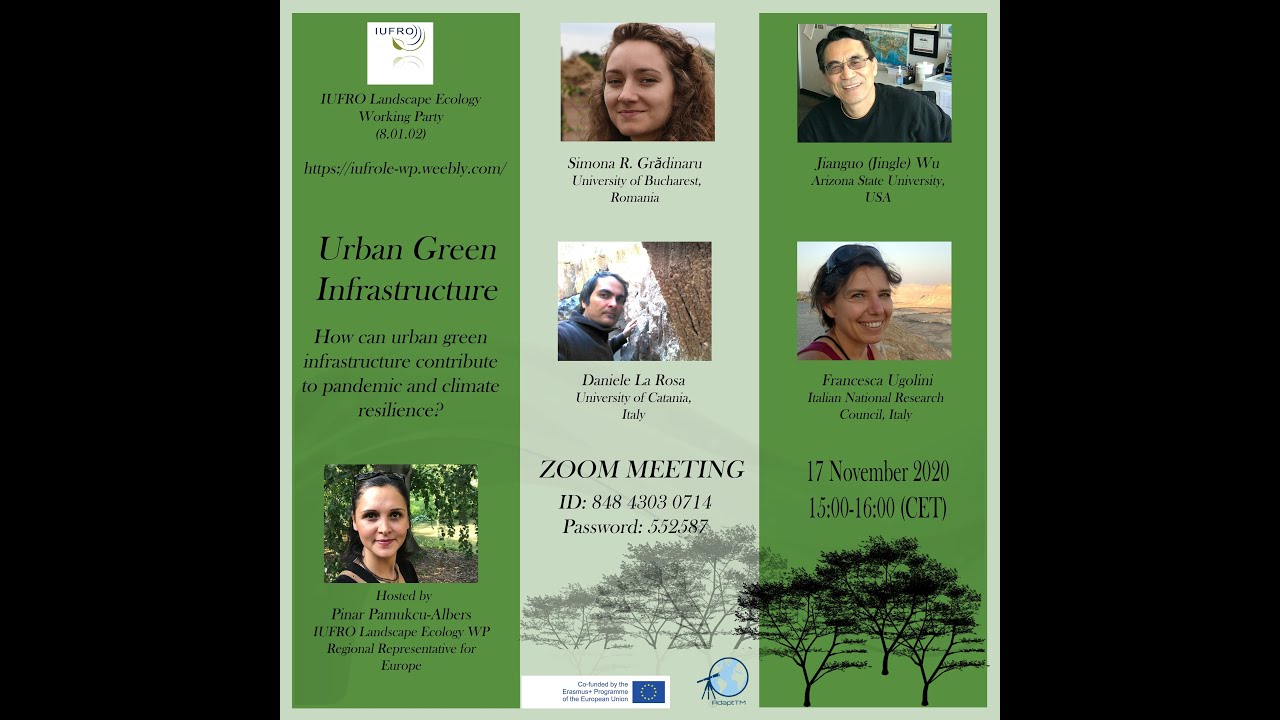 IUFRO LE WP Webinar 2: Urban Green Infrastructure