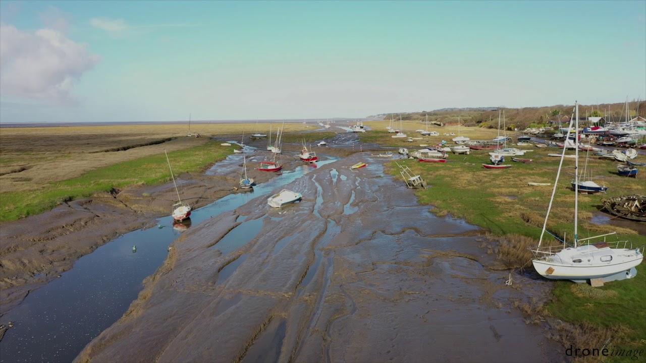 Drone footage of the Wirral Coastline at Heswall.