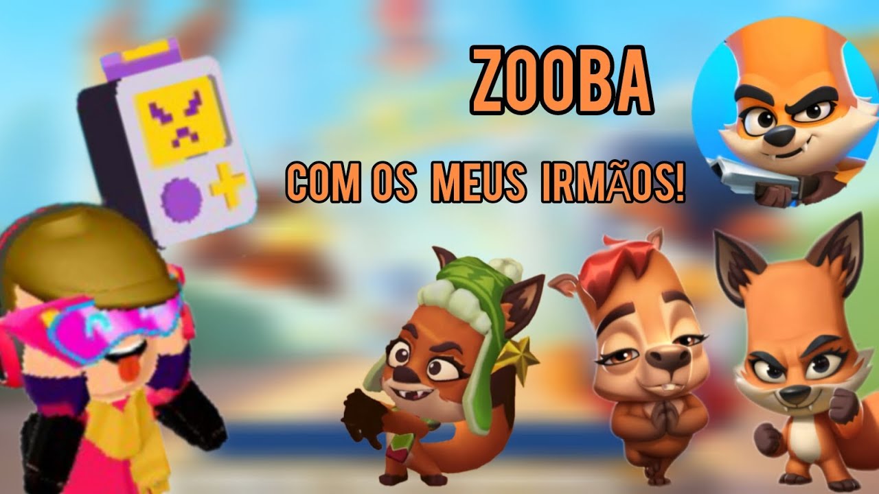 Jogando Zooba com os meus irmãos!!