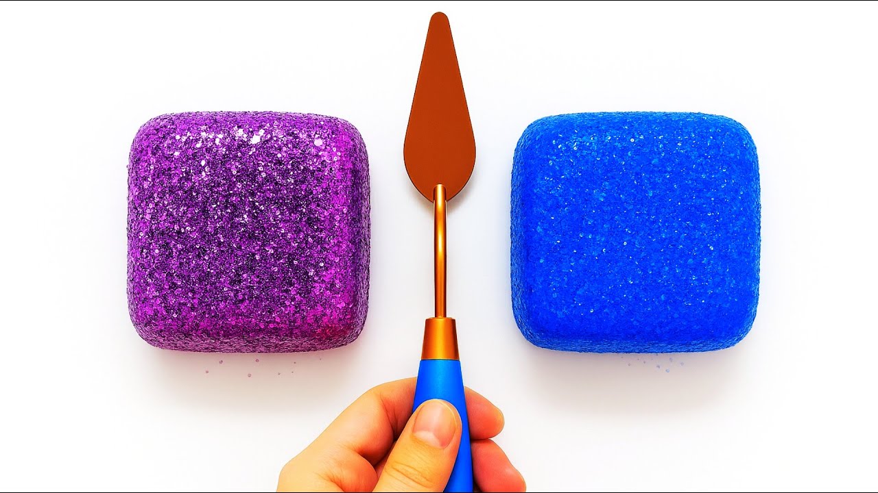 guessThe Final Color🎨Mixing Clay With  Powder,Acrylic,glitter|Satisfying video|Colormixing|Art
