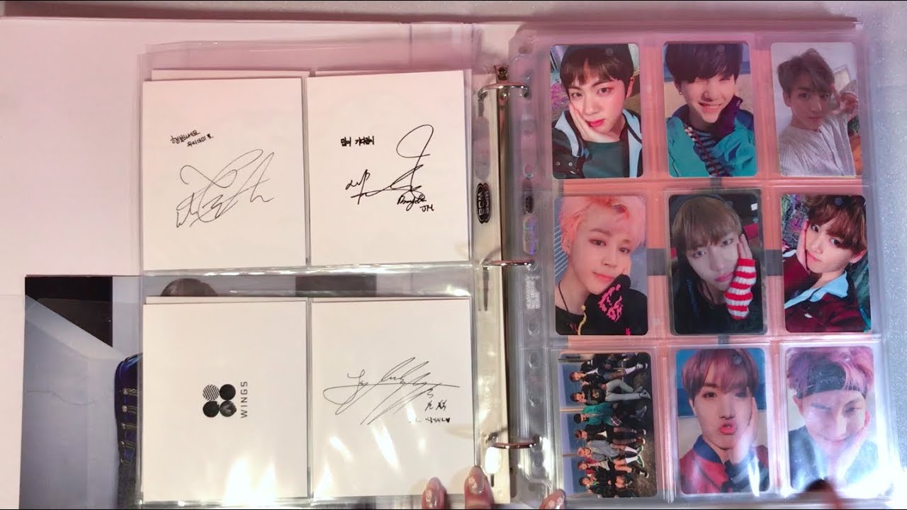 My BTS 방탄소년단 Photocard Collection ~ April 2017-March 2018