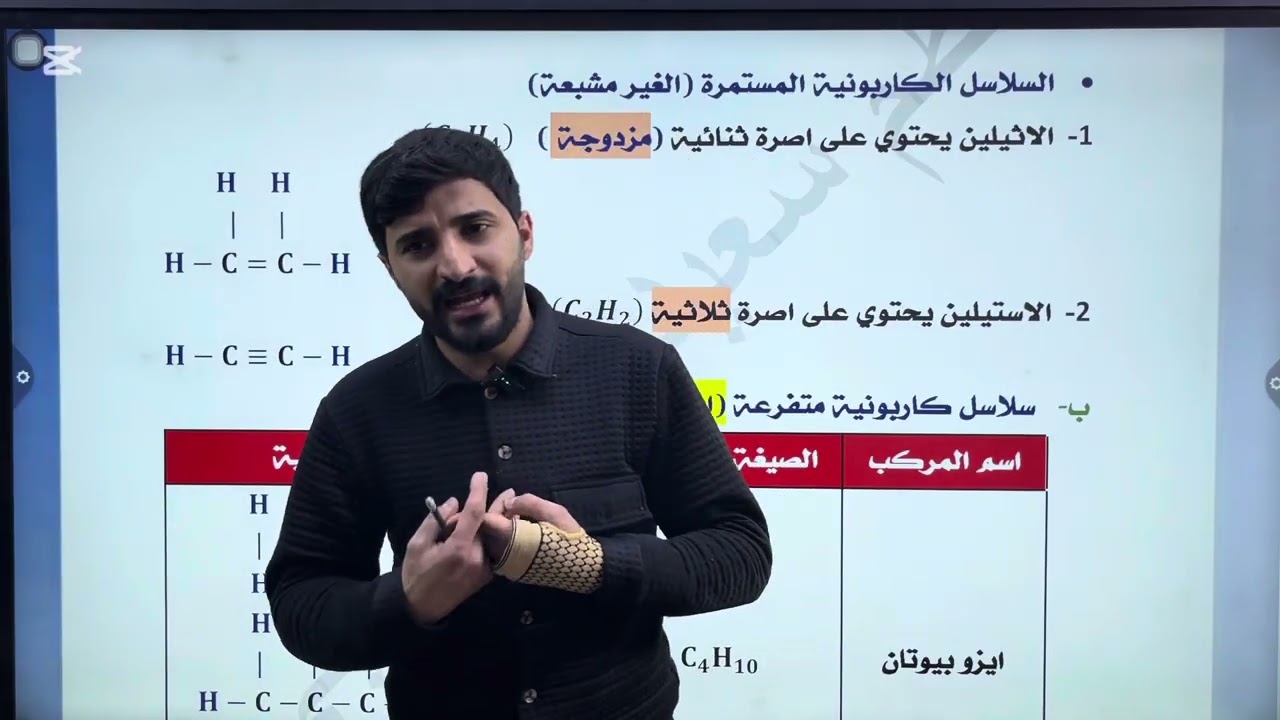 كيمياء الثالث المحاضرة الثانية الفصل السادس الاستاذ كاظم سعيد الخزرجي