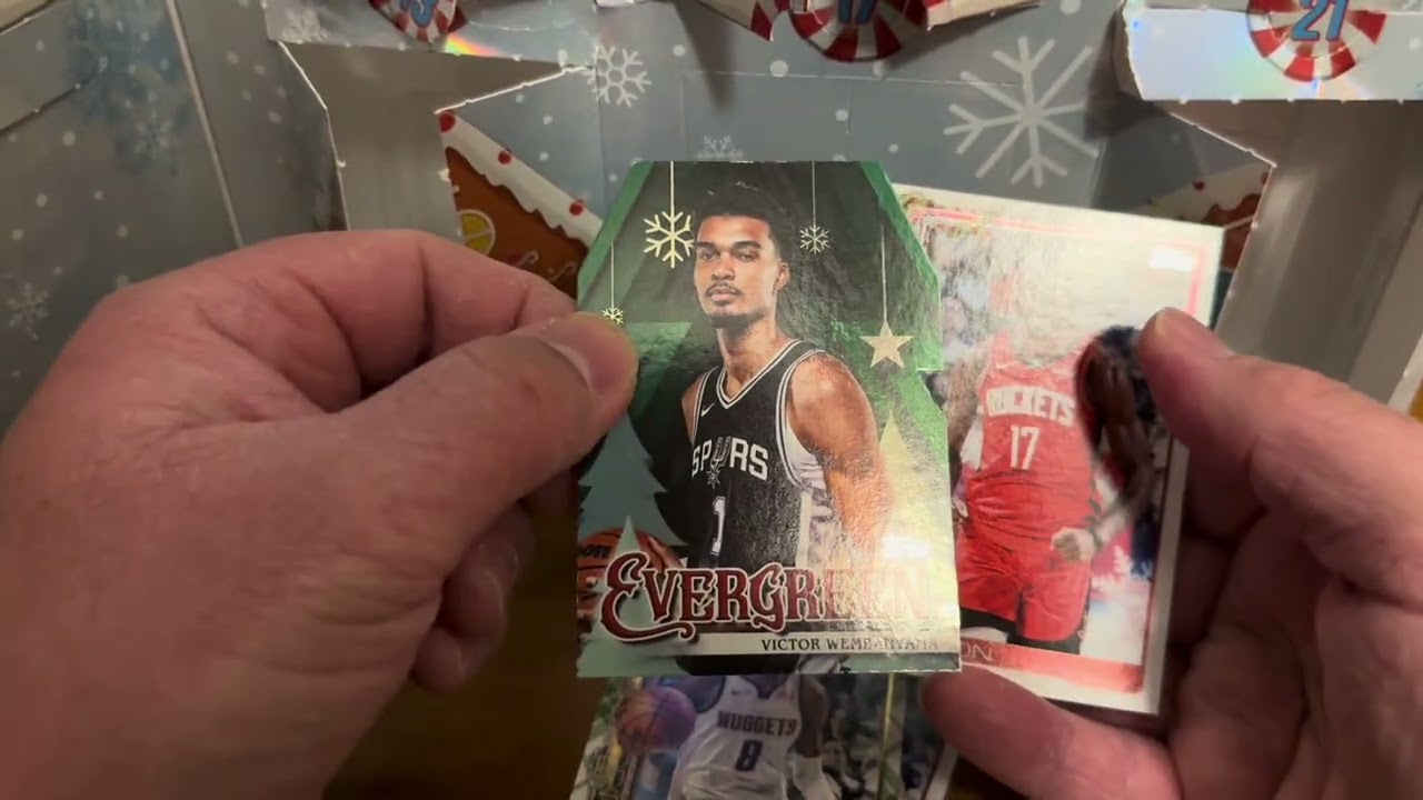 Finally, finishing up opening my Topps NBA Advent Calendar. 