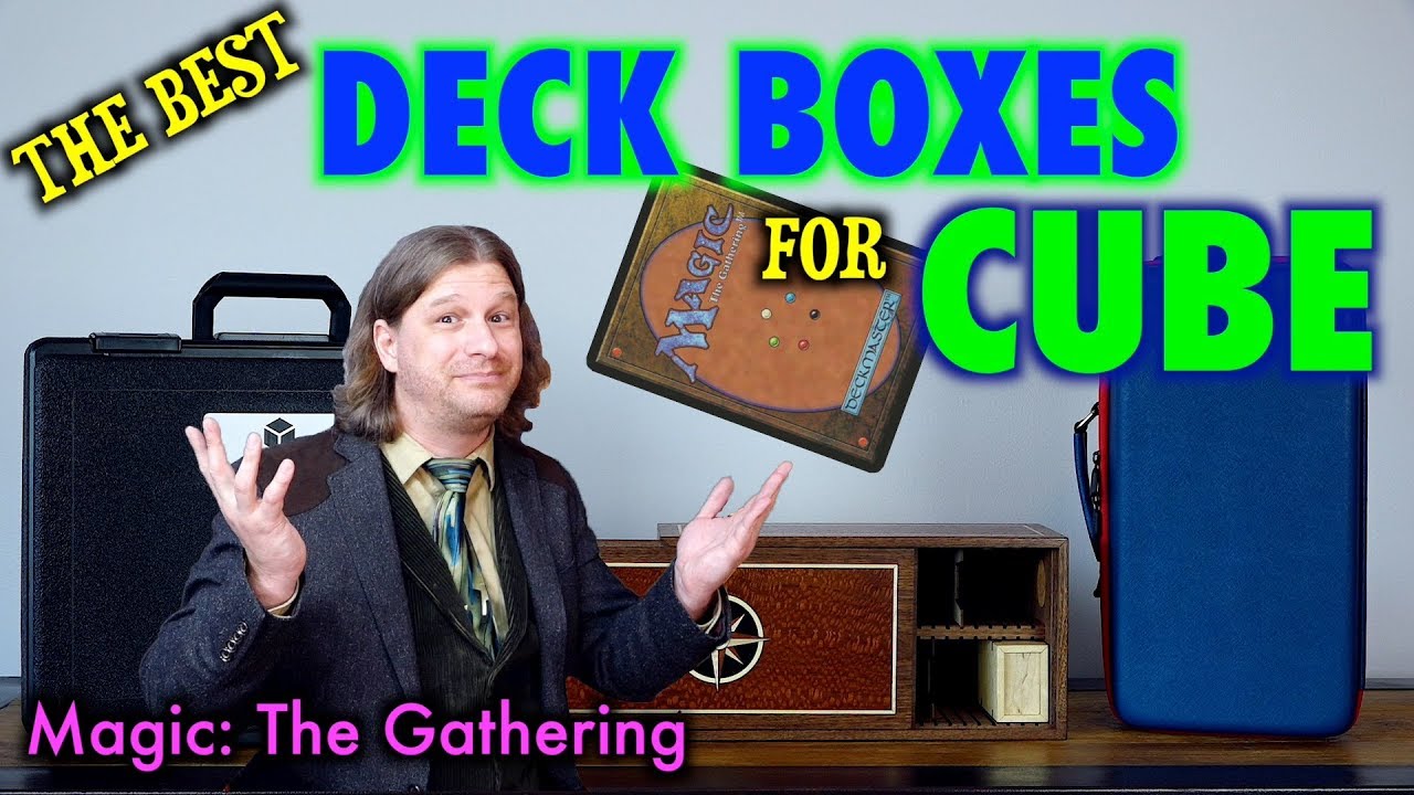 Лучшие коробки для колоды MTG 29 — шкатулка Spartan Casket, кубическое хранилище и чехол для защи...