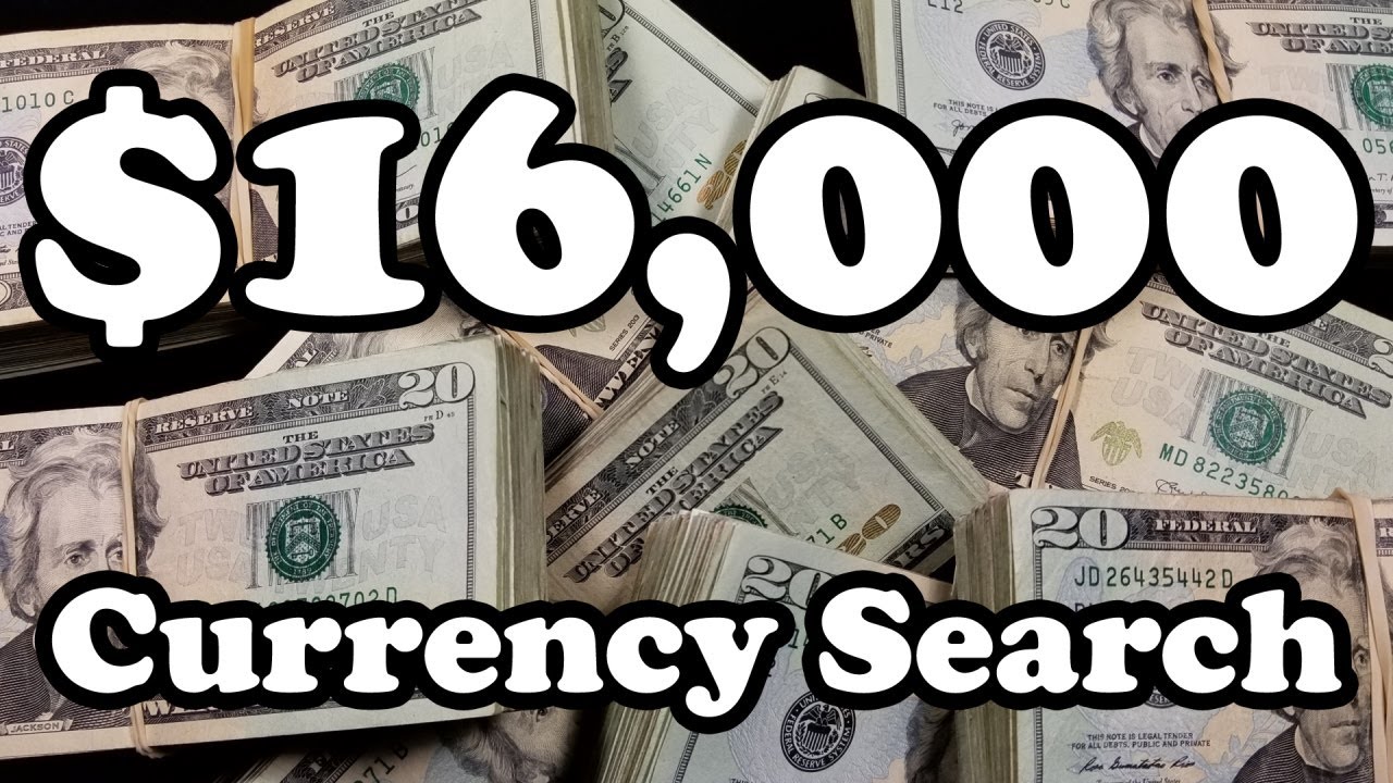 Searching $16,000 in $20 Bills - Hunting for Star Notes & Fancy Serial Numbers in Epic Currency Hunt