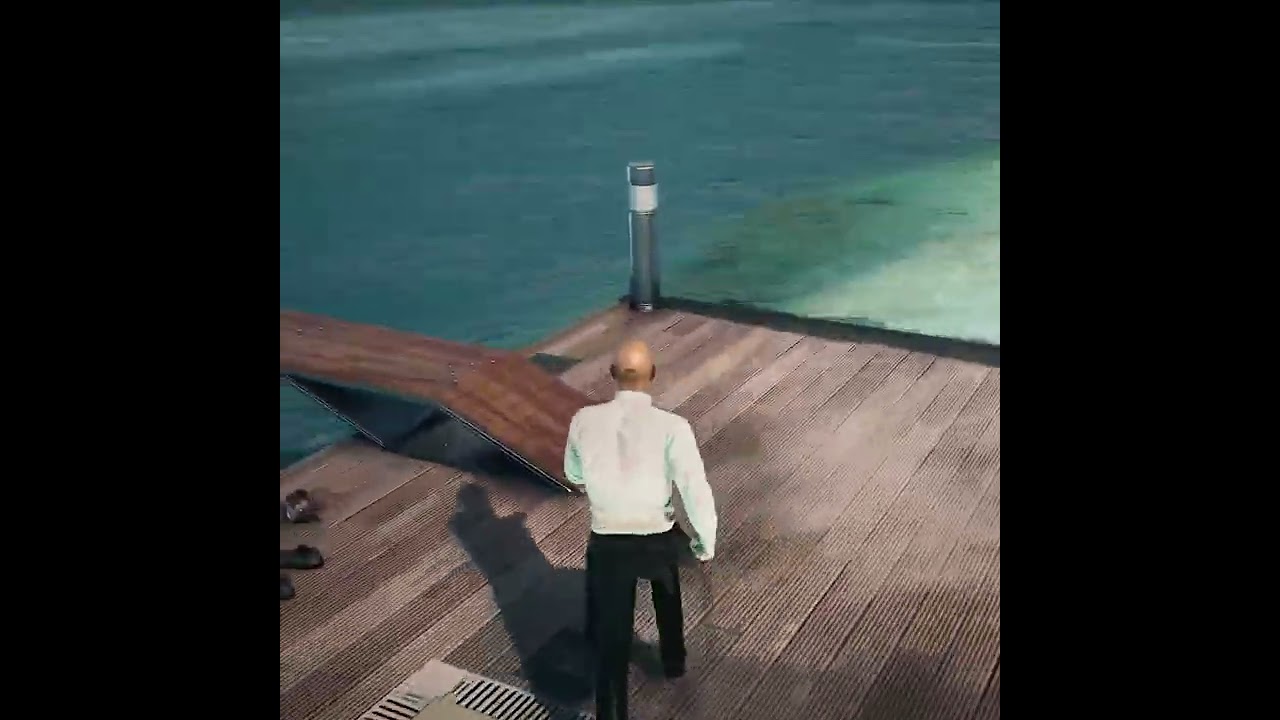 47 helping NPC to land a girl #hitman3 #hitman #hitmangameplay