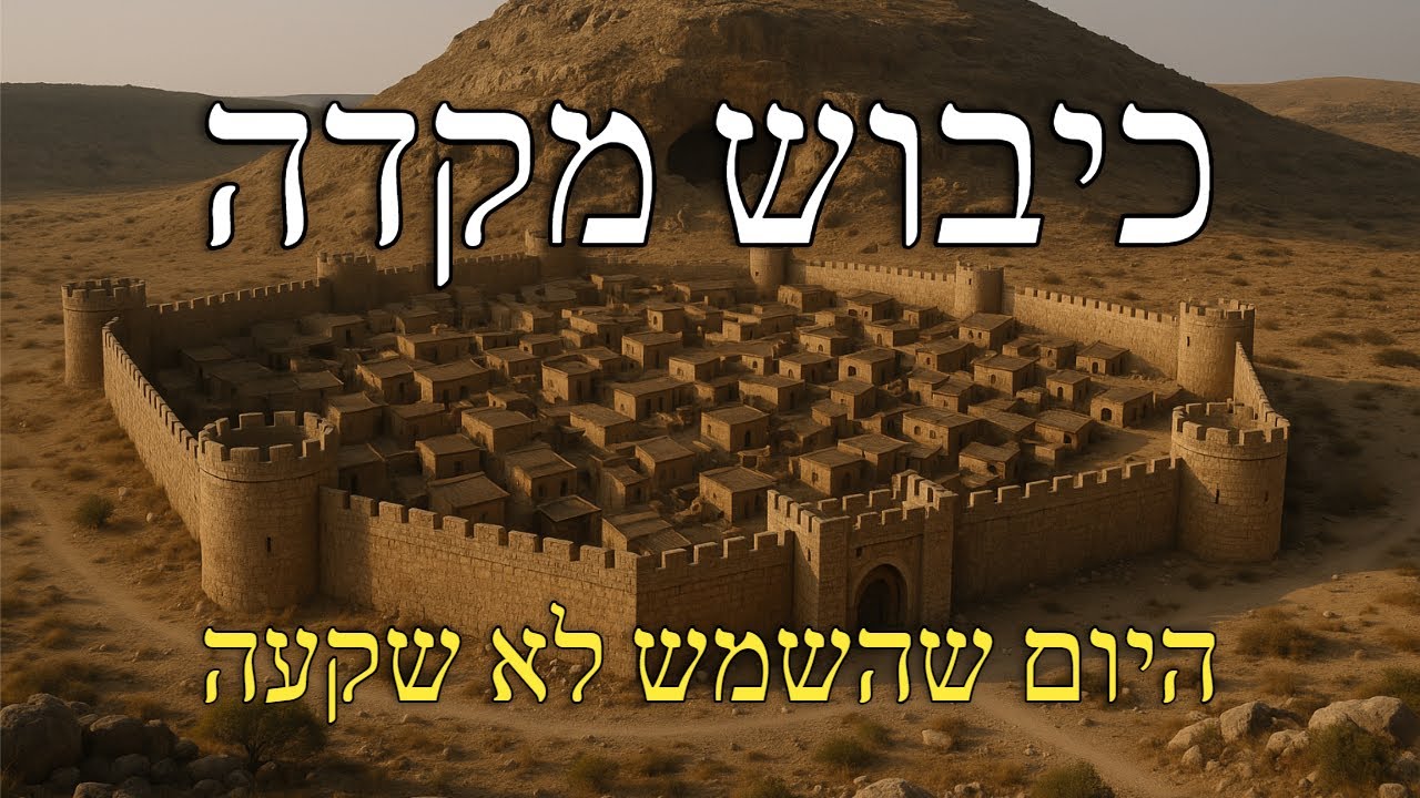 כיבוש מקדה – היום שהשמש לא שקעה - מוסר השכל מהתורה