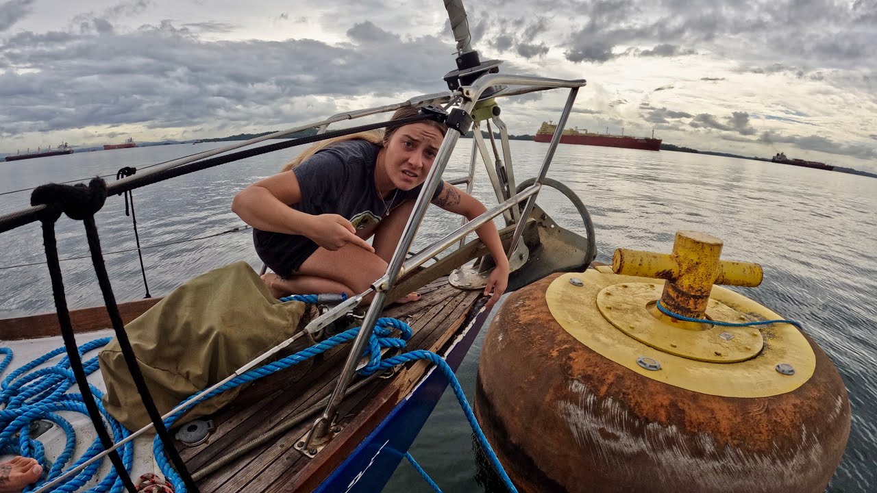 Engine Nightmare, Breakages & Bad Luck Continues… Panama Canal Day 2 | Sailing Sitka Ep 160