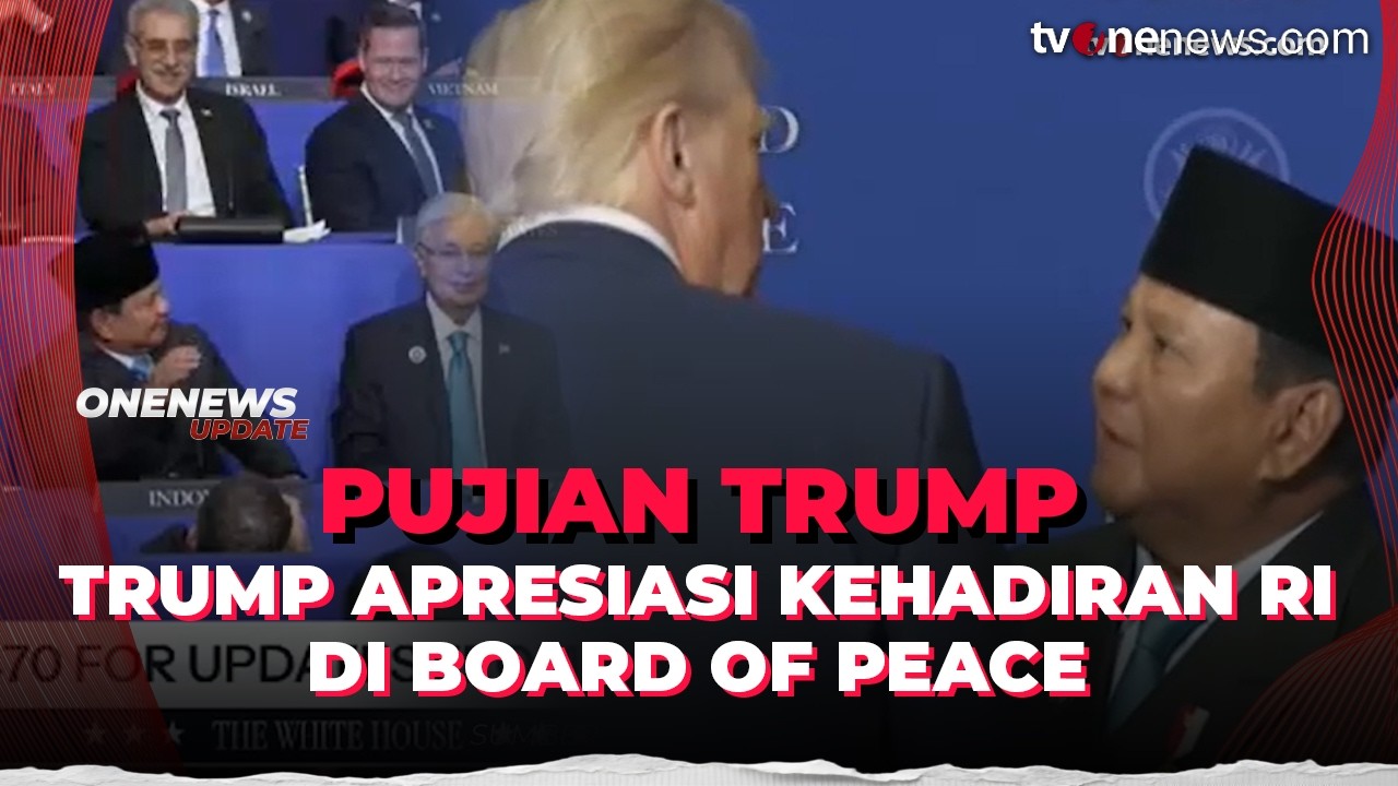 Momen Trump Puji Prabowo: Saya Tak Ingin Melawannya! | OneNews Update