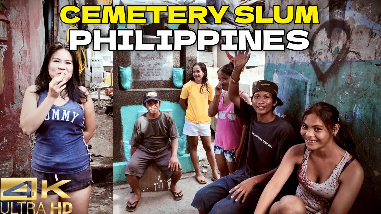 This Cemetery Community in the Philippines Will Shock You! [4K] 🇵🇭