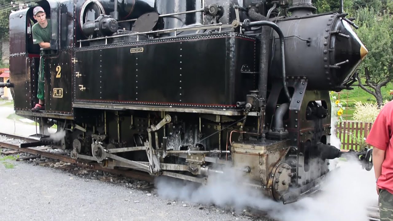 Čiernohronsk&aacute; parn&aacute; železnica Čierny Balog, Steam train rides through the football field
