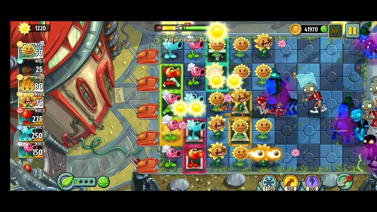 PVZ 2 Peashooter Party Preview 13 Repetidoras y Guisante Dulce