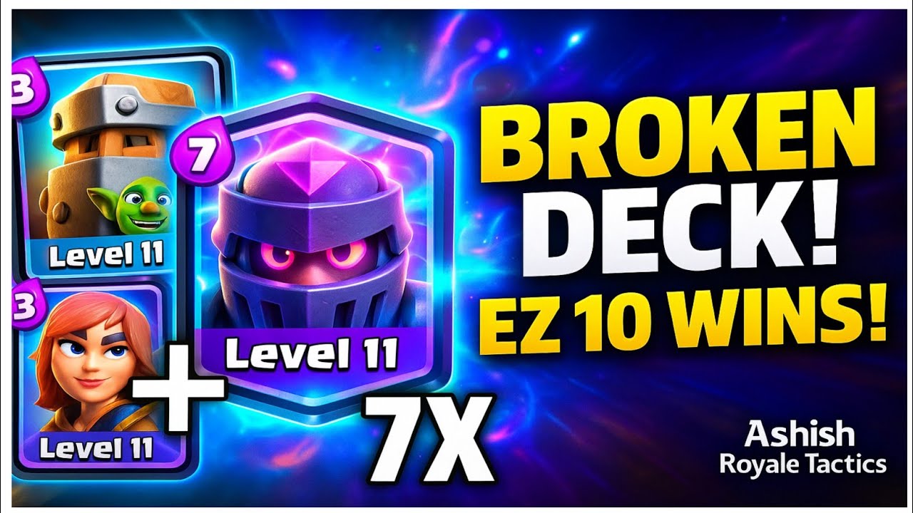 Unbeatable Deck for 7x Elixir Challenge | 10 Wins in a Row!