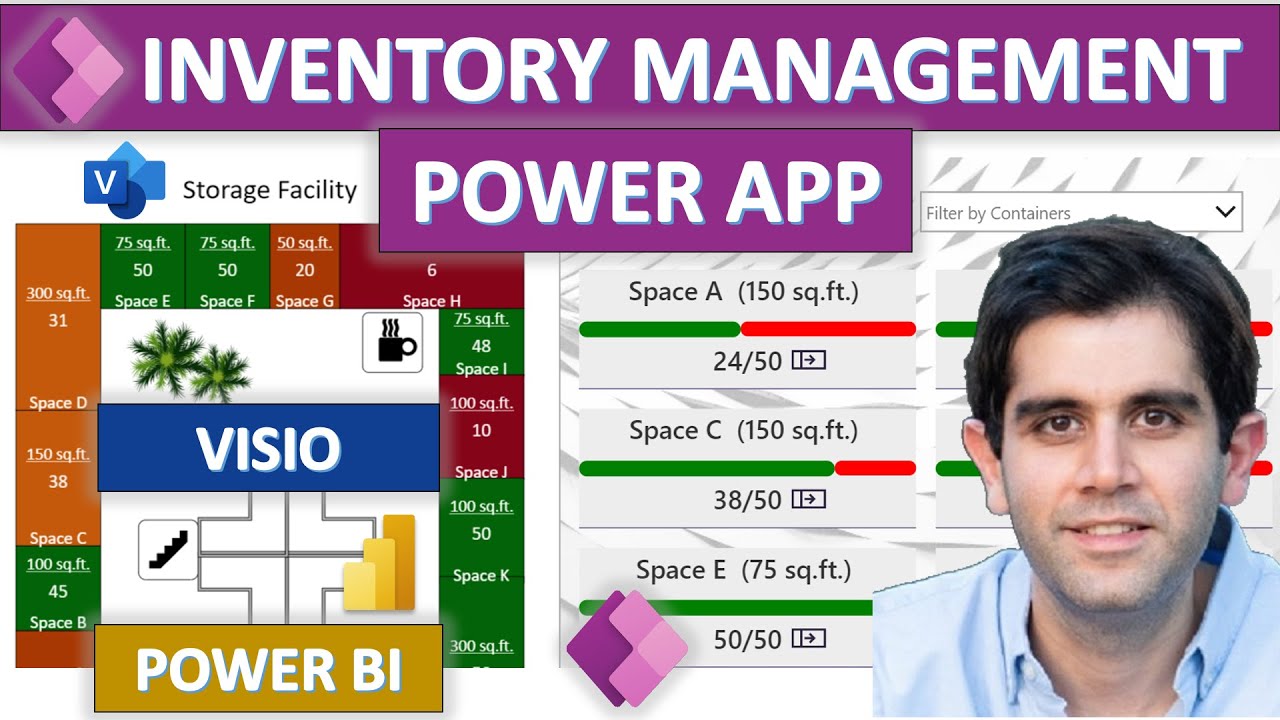 Power BI Tiles & Reports in Power Apps | Inventory Management Solution
