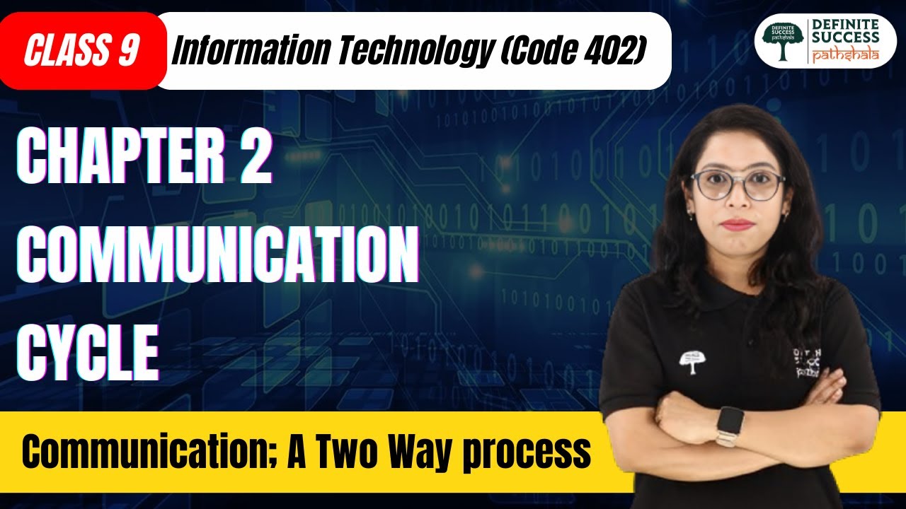 Communication Cycle - Communication: A Two-Way Process | Class 9th IT (Code 402) Chapter 2