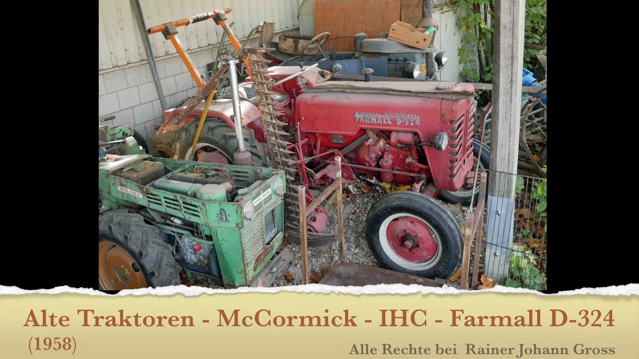 Alte Traktoren - McCormick - IHC - Farmall D-324 (1958)