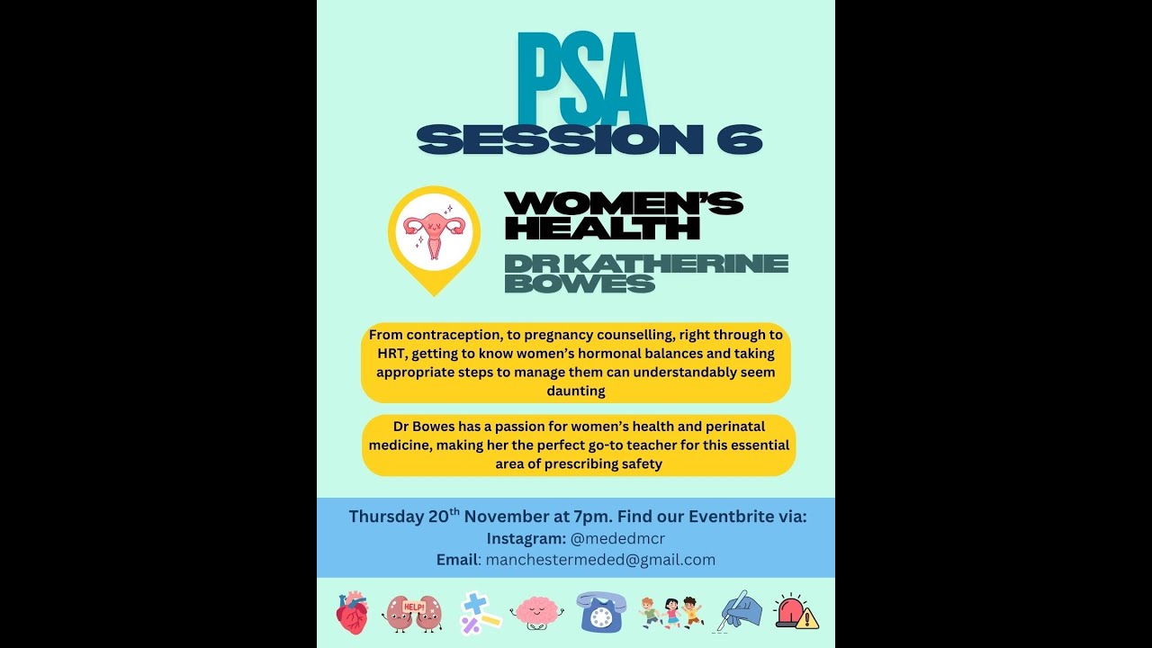 Manchester MedEd PSA Series - Women's Health