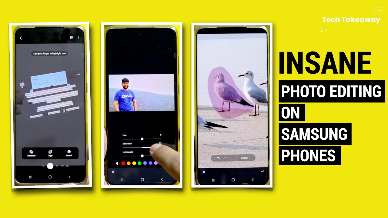 Mobile Photo editing app on SAMSUNG PHONES