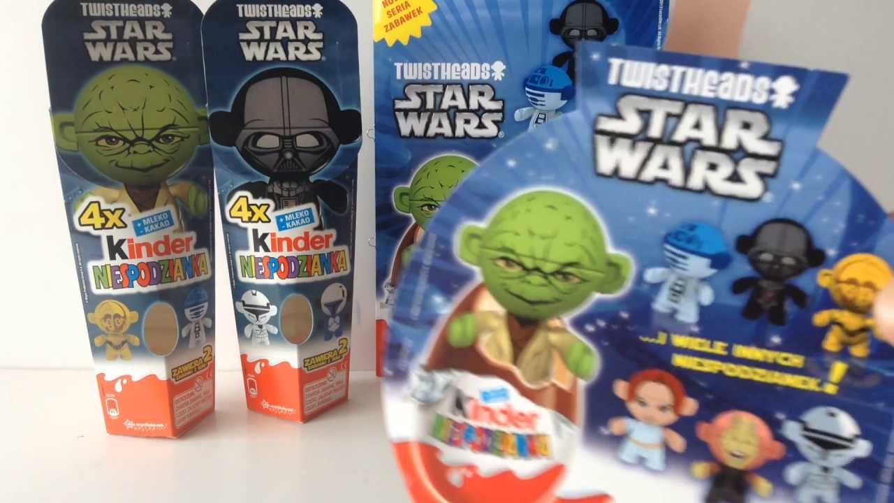STAR WARS KINDER TWISTHEADS 2013 - UNBOXING & PACKAGING REVIEW - NIESPODZIANKA