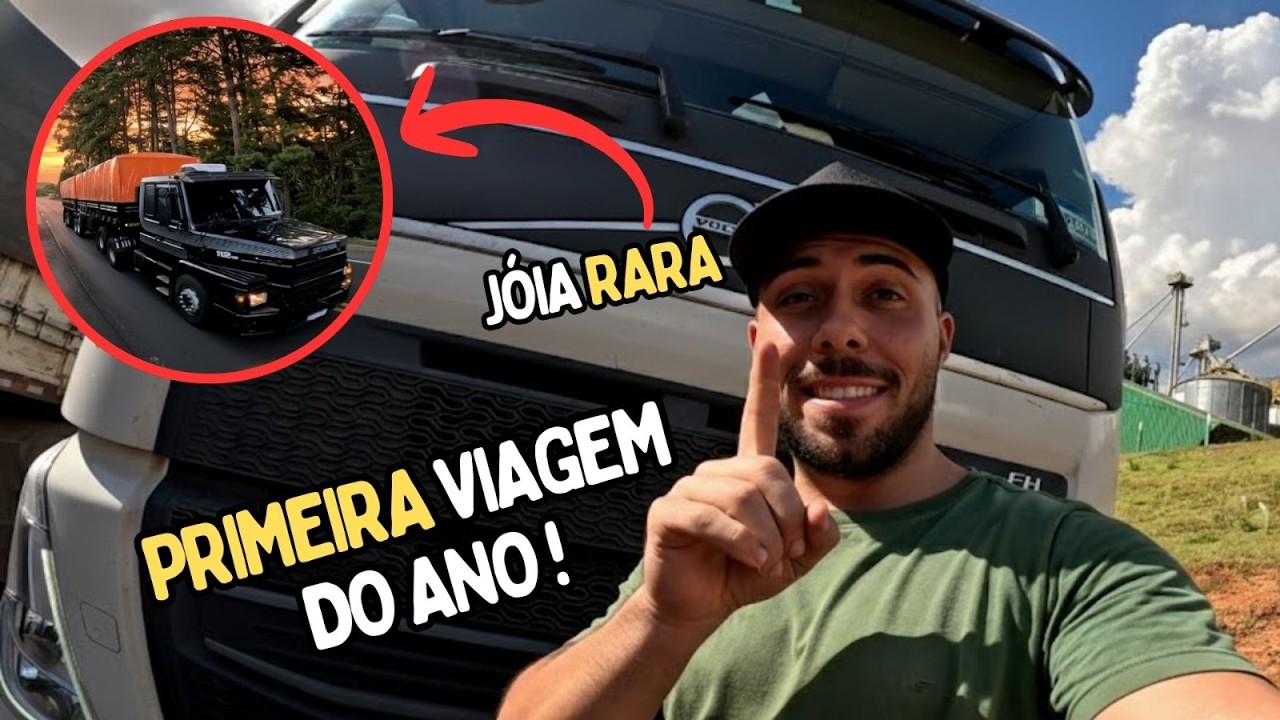 PRIMEIRA VIAGEM DO ANO! 🚛💨 OLHA ESSA JÓIA RARA