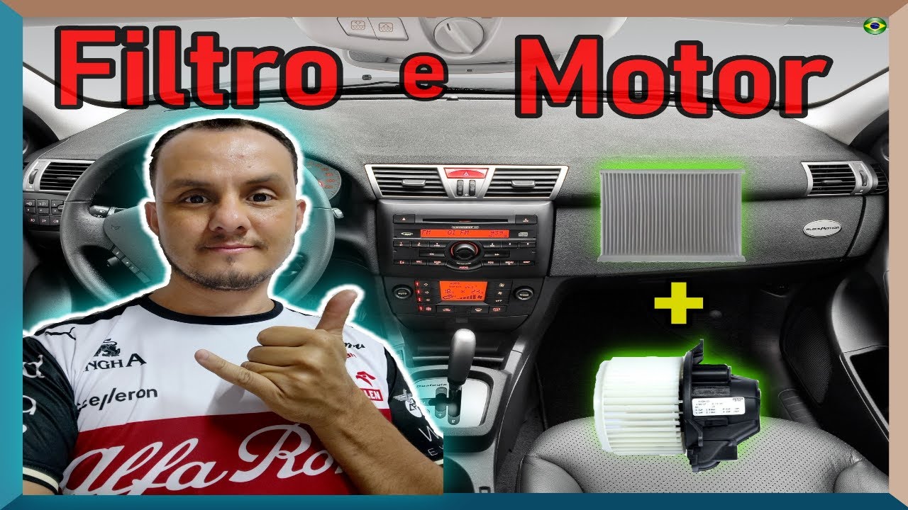 Trocando filtro de cabine e o ventilador do ar condicionado FIAT STILO