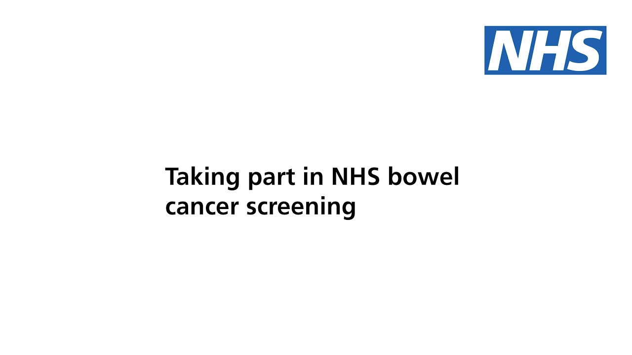 Taking part in NHS bowel cancer screening: BSL signed content