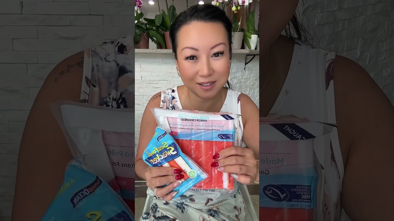 Имитация краба производится из сурими &mdash; пасты из очищенной от костей и промытой рыбьей плоти. #им...