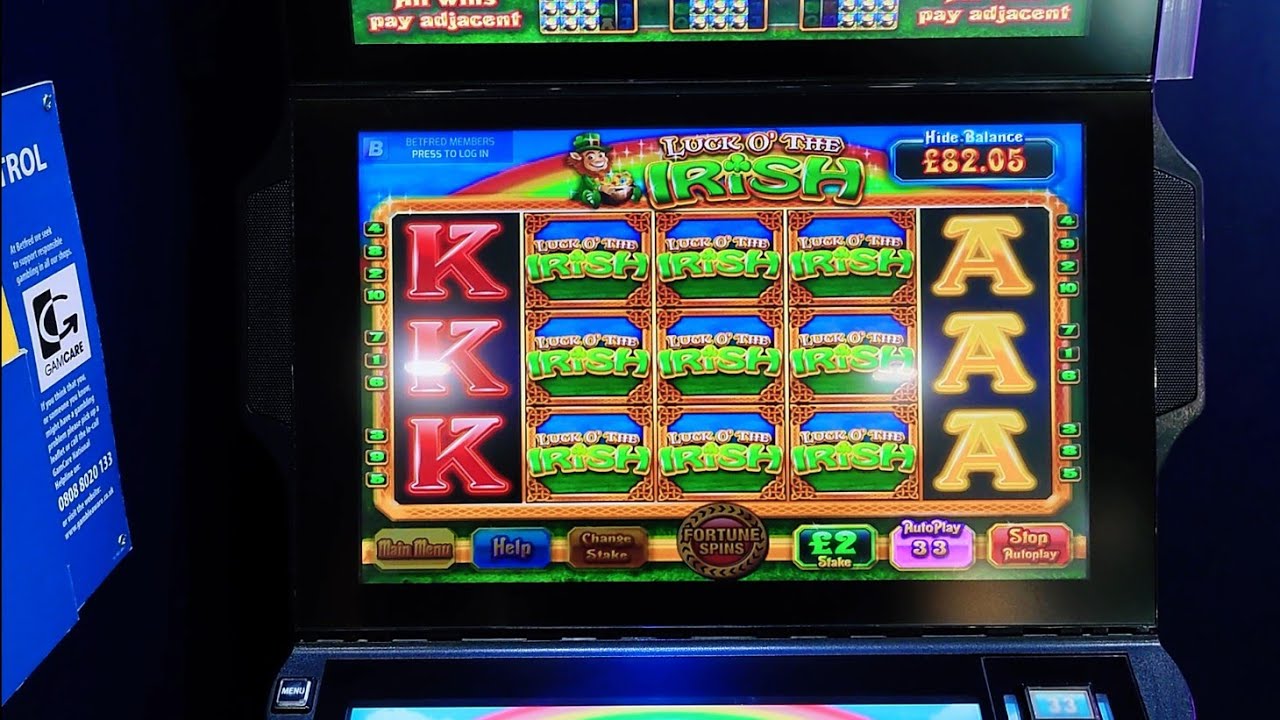 Betfred Slots Machine. Luck O' The Irish & Fishin Frenzy. Bonuses on Max Bet. UK Bookies.