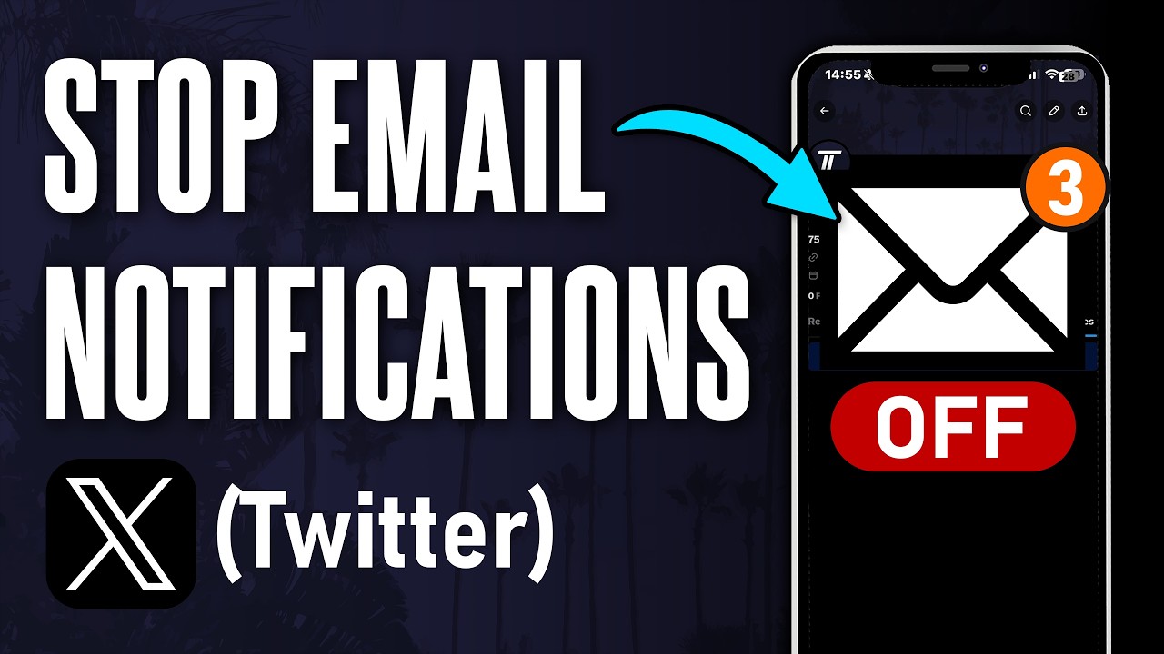 Как отключить уведомления по электронной почте от X (Twitter) на iPhone и Android