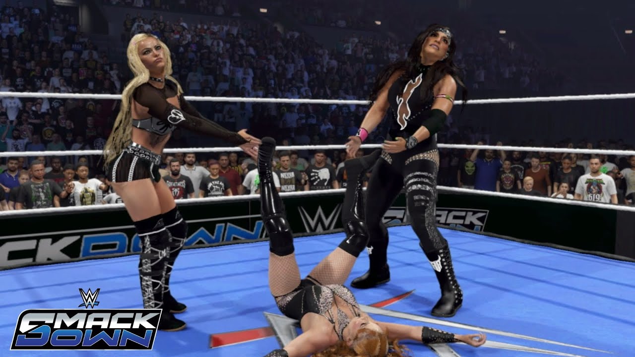 WWE 2K24 SMACKDOWN - WOMEN’S TAG TEAM CHAMPIONSHIP - UNHOLY UNION VS LIV MORGAN & RAQUEL RODRIGUEZ