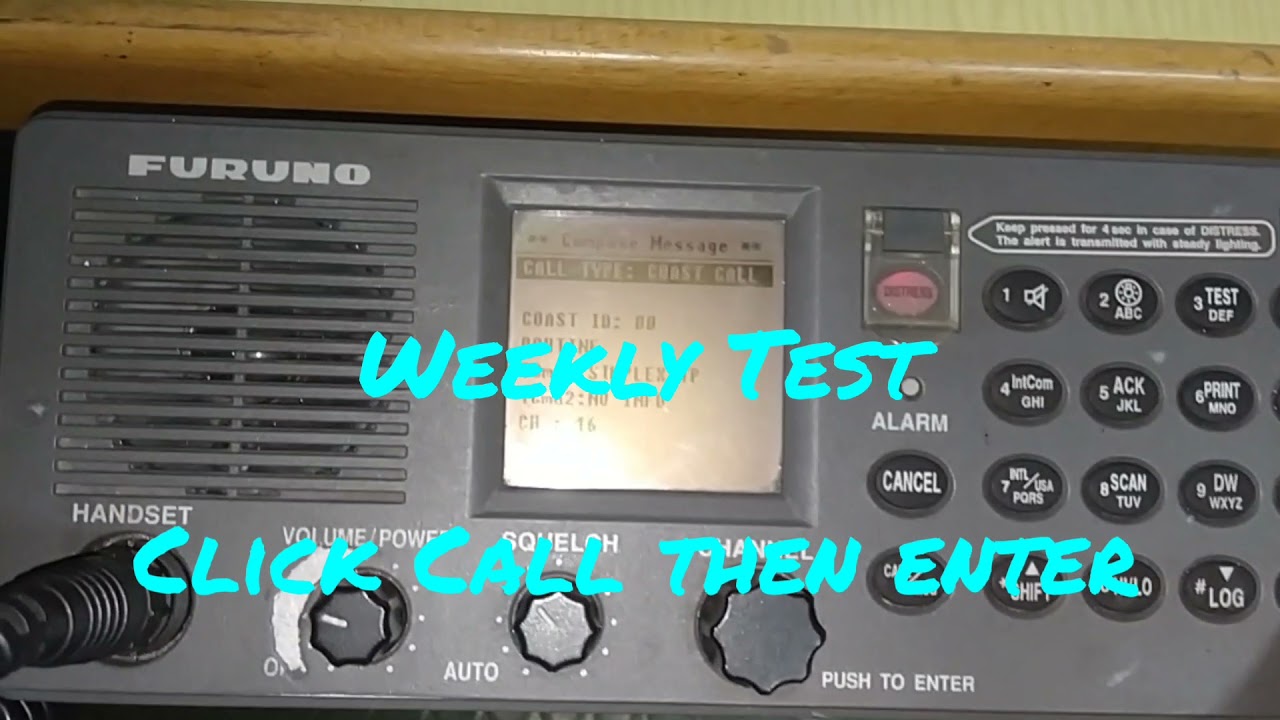 Daily Test and Weekly Test VHF