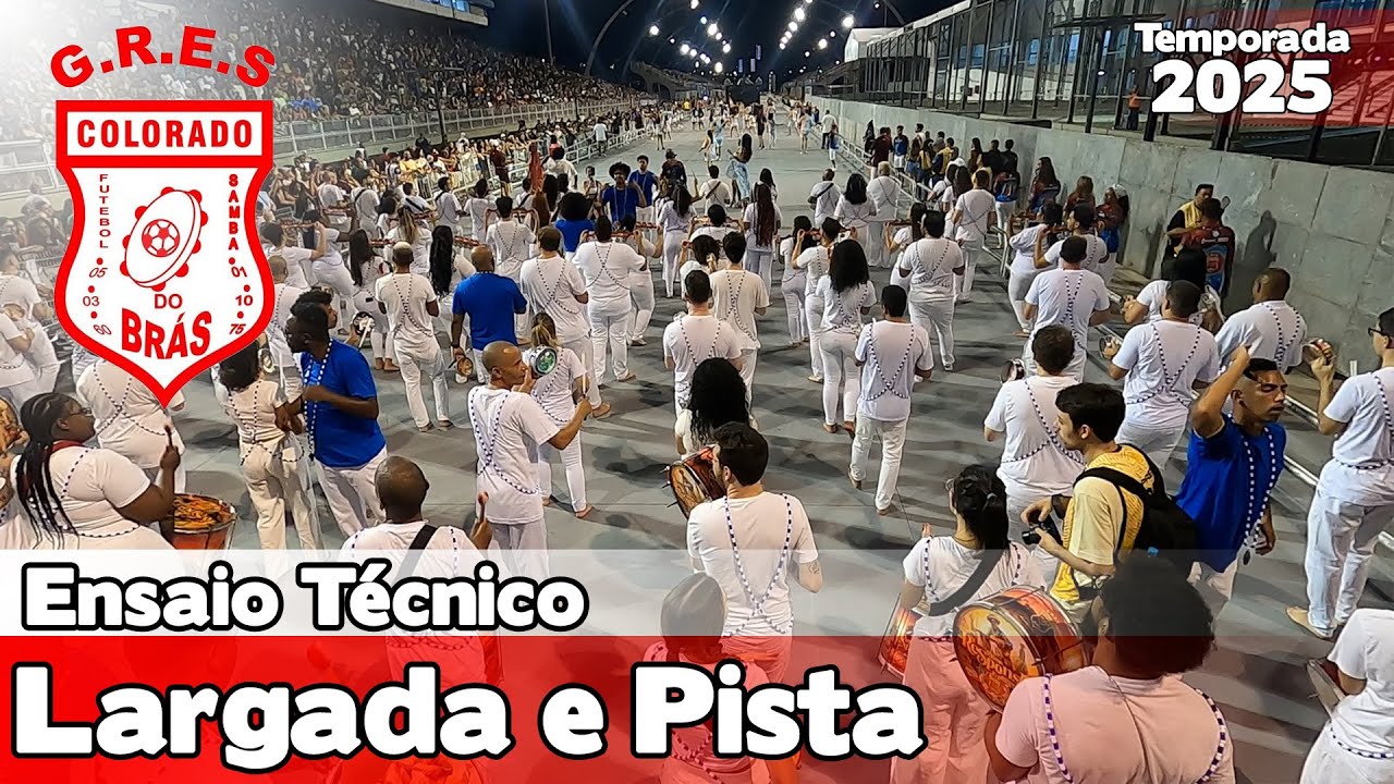 Colorado do Brás 2025 | Largada e Pista - Ensaio Técnico |  Samba ao vivo 