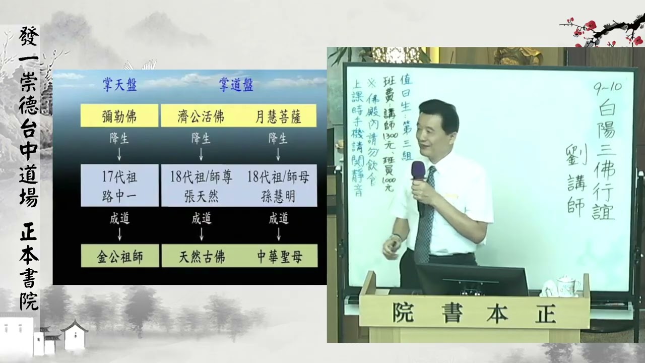 白陽三佛｜彌勒祖師、濟公活佛、月慧菩薩的修道啟示｜一貫道核心信仰 劉奉印講師