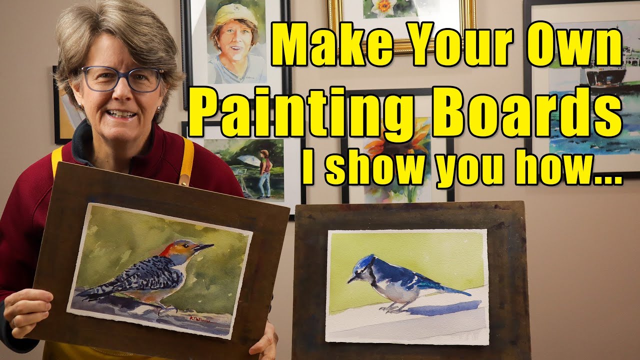 Make Your Own Painting Boards - Save Money