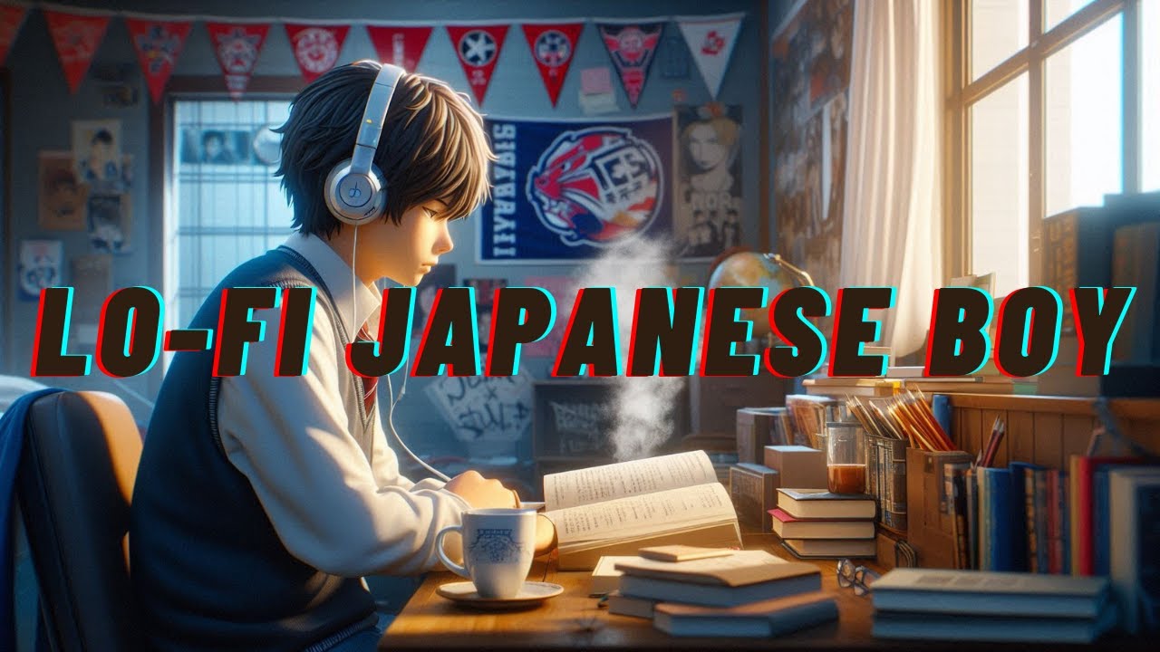 Let's study together - Lo-fi hip-hop study session 📚 lofi japanese boy