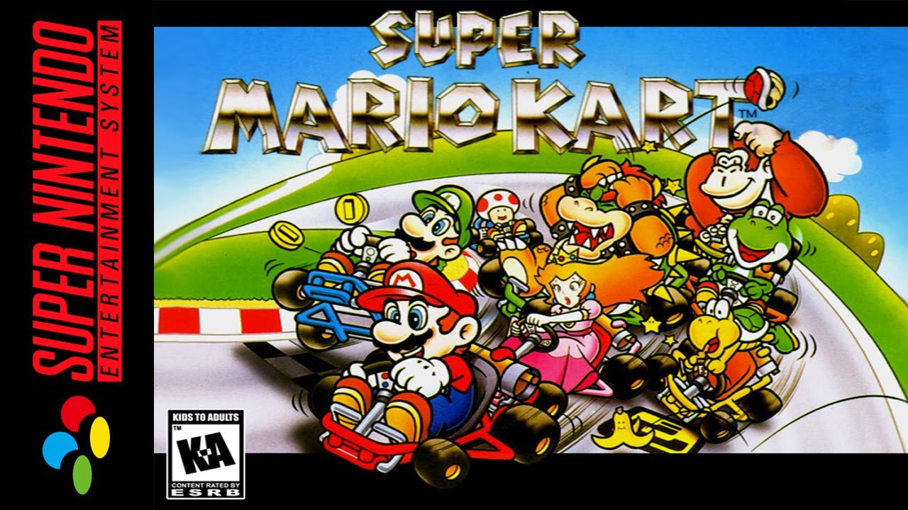 [Longplay] SNES - Super Mario Kart (4K, 60FPS)