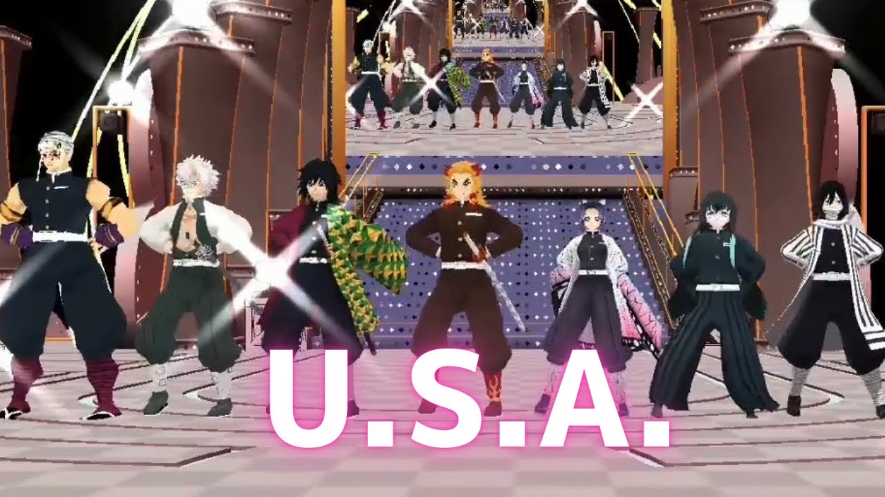 【MMD鬼滅の刃】『U.S.A.』DA PUMP