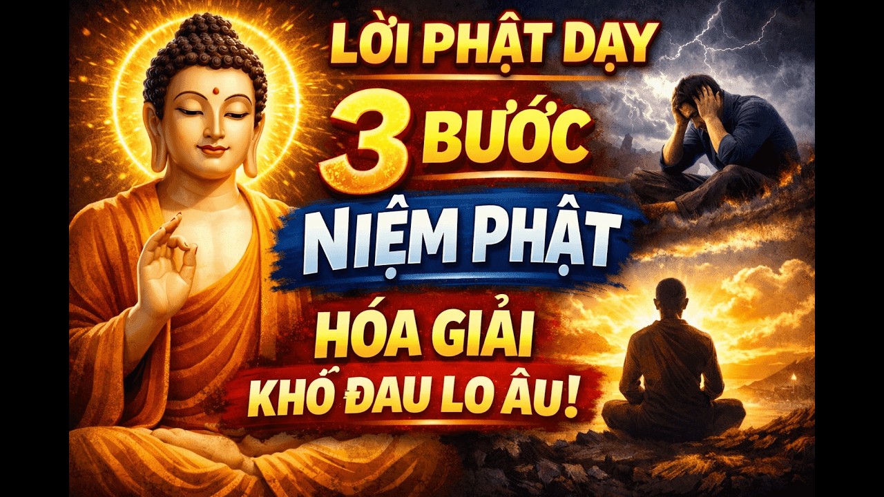 Lời Phật Dạy 3 Bước Niệm Phật Chuyển Hóa Nghịch Cảnh Hóa Giải Mọi Lo Toan, Phiền Não Tức Thì