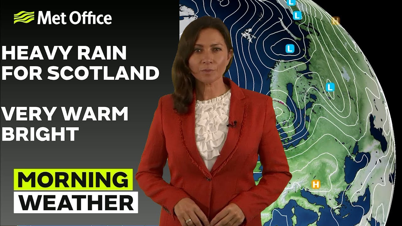 07/10/23 – Yellow and Amber Warnings for Scotland– Morning Weather Forecast UK – Met Office Weather