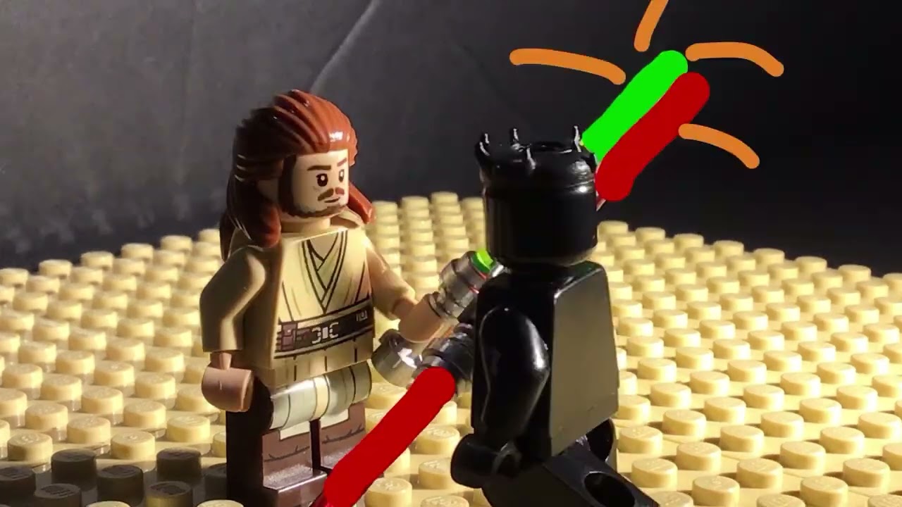 Qui-Gon jinn vs darth Maul