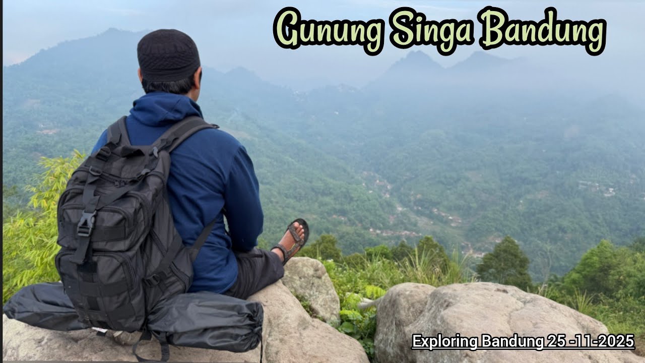 Mendaki Gunung Singa di Soreang Bandung 
