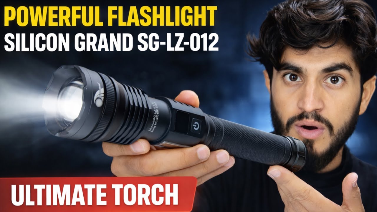 Safety Defence Torch || Silicon Grand SGLZ-012 Best High Power Torch Light