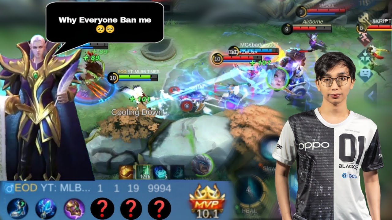 When i play OhMyV33NUS favourite hero | Estes best build & gameplay mobile legends |Ohmyv33nus build