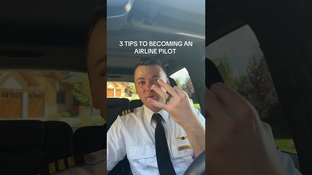 My 3 tips to becoming an airline pilot #airlinepilot #airline #aviation #studentpilot #pilot #fyp