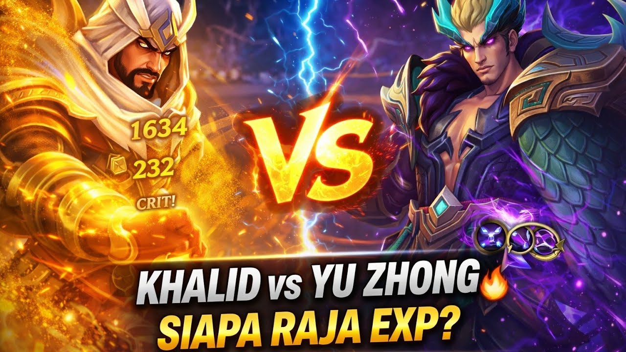 Mlbb exp line fighter gameplay - Khalid vs Yuzhong